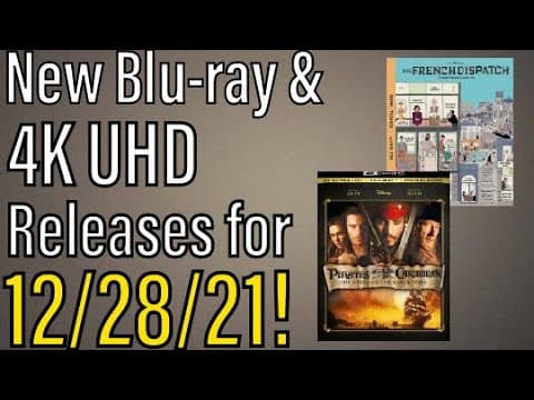 New Blu-ray & 4K UHD Releases for 12/28/21!