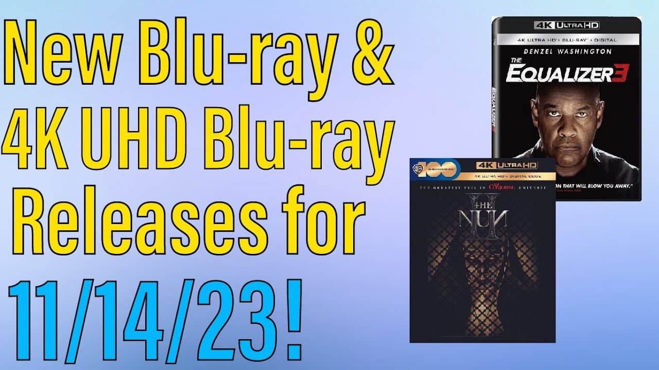 New Blu-ray & 4K UHD Blu-ray Releases for November 14th, 2023!