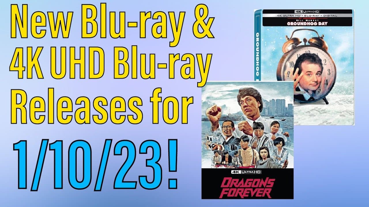 New Blu-ray & 4K UHD Blu-ray Releases for January 10th, 2023!