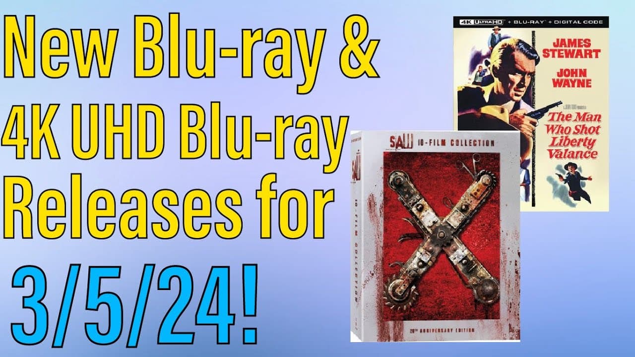 New Blu-ray & 4K UHD Blu-ray Releases for March 5th, 2024!