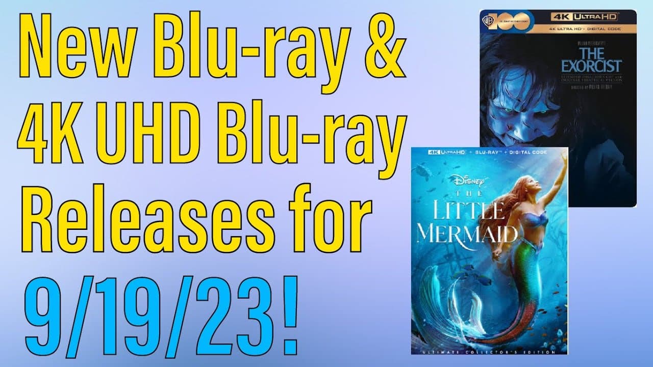 New Blu-ray & 4K UHD Blu-ray Releases for September 19th, 2023!