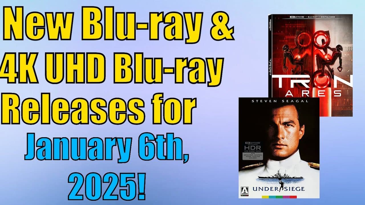 New Blu-ray & 4K UHD Blu-ray Releases for January 6th, 2026!