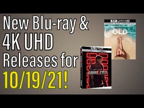 New Blu-ray & 4K UHD Releases for 10/19/21!