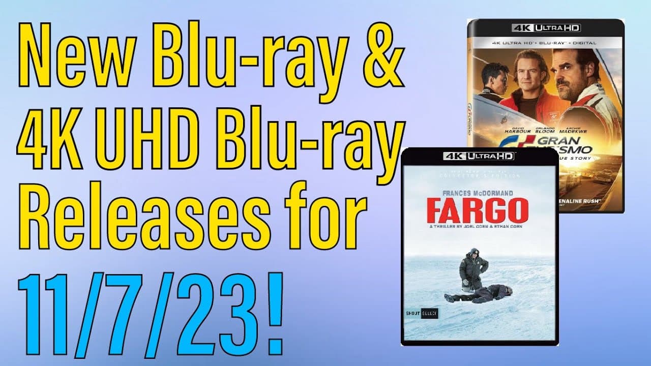 New Blu-ray & 4K UHD Blu-ray Releases for November 7th, 2023!