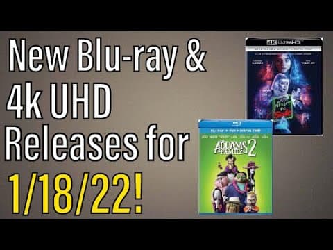 New Blu-ray & 4K UHD Releases for 1/18/22!