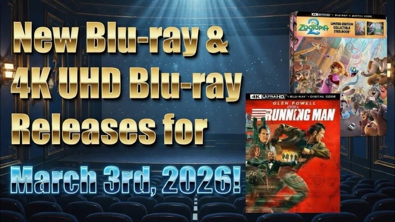 New Blu-ray & 4K UHD Blu-ray Releases for March 3rd, 2026!