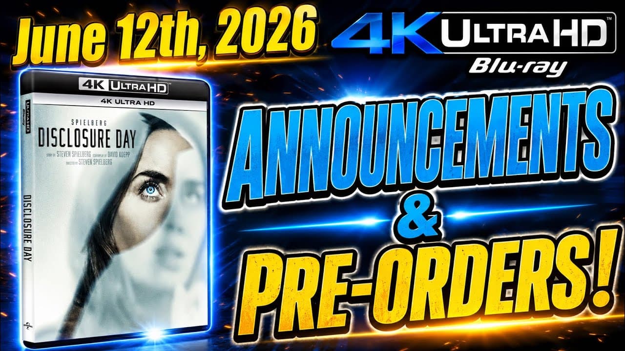 New 4K UHD Blu-ray Announcements & Pre-Orders for June 12th, 2026!