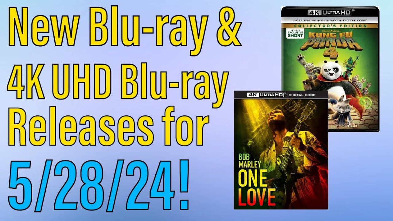 New Blu-ray & 4K UHD Blu-ray Releases for May 28th, 2024!