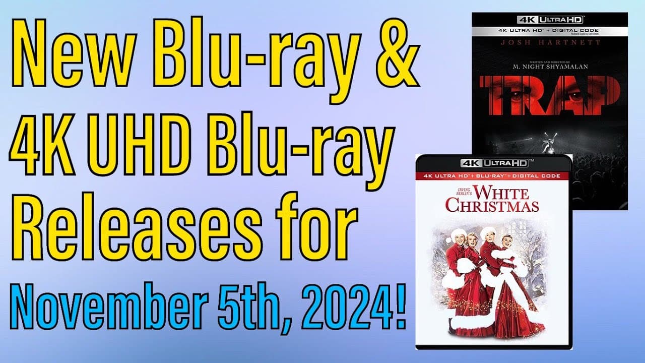 New Blu-ray & 4K UHD Blu-ray Releases for November 5th, 2024!