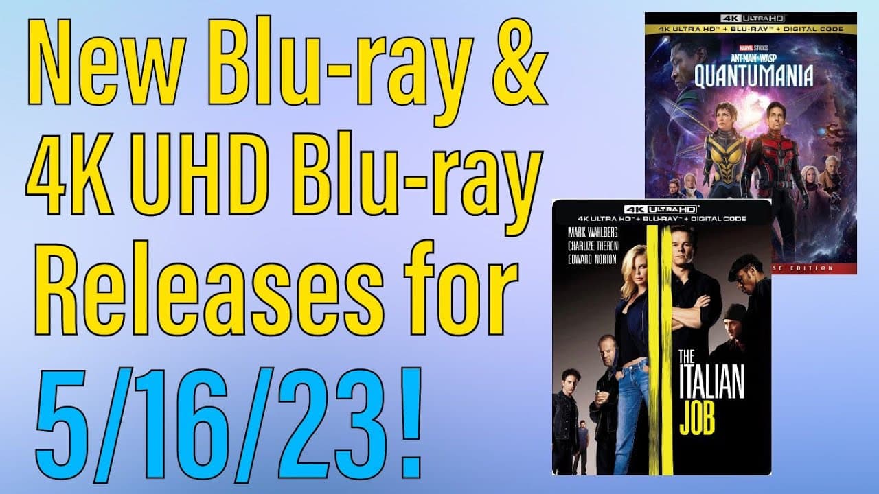 New Blu-ray & 4K UHD Blu-ray Releases for May 16th, 2023!