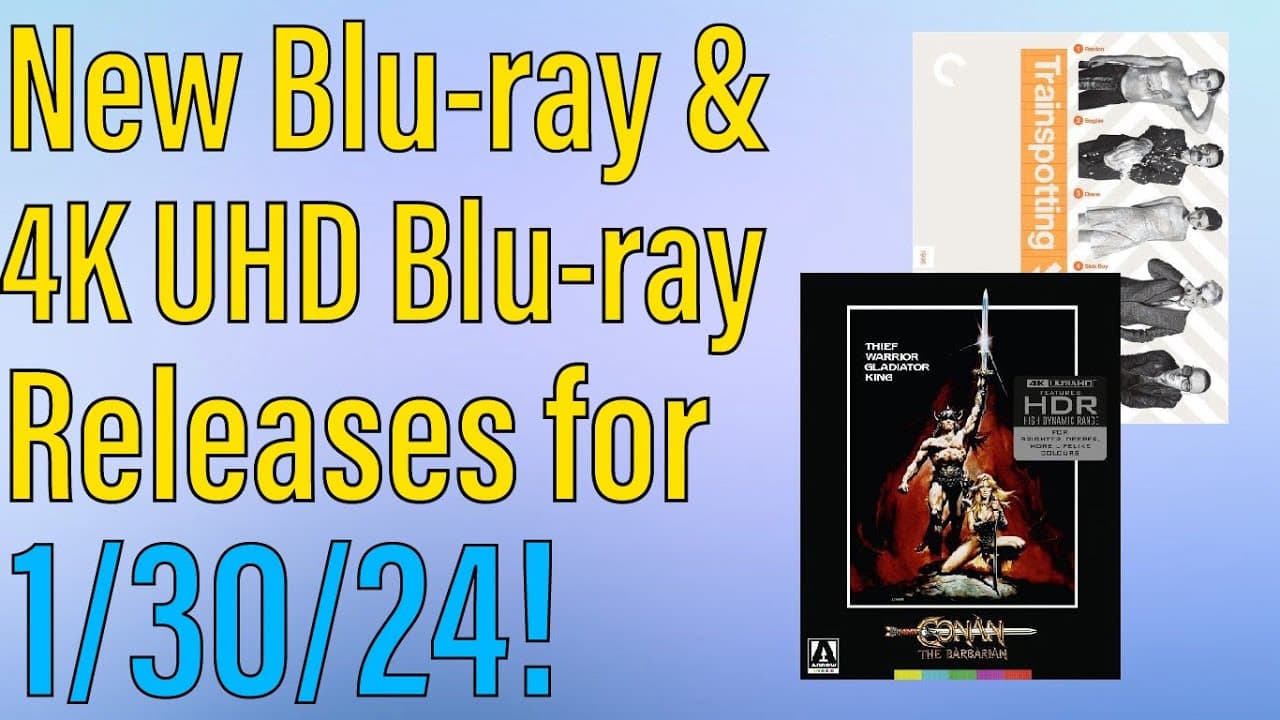 New Blu-ray & 4K UHD Blu-ray Releases for January 30th, 2024!