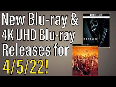 New Blu-ray & 4K UHD Releases for  April 5th, 2022!