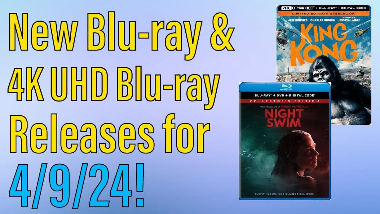 New Blu-ray & 4K UHD Blu-ray Releases for April 9th, 2024!